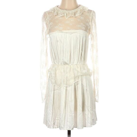 Free People Vintage Young Victorian White Lace Wedding Dress - Picture 1 of 7